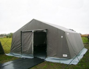 Каркасная палатка с двумя дверями SG 300 MIL
